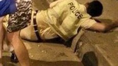 CSGT bị 'quái xế' Sài Gòn đạp bất tỉnh