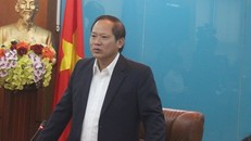 Bộ trưởng Bộ Thông tin và Truyền thông Trương Minh Tuấn phát biểu tại buổi làm việc.