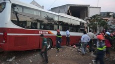 Hiện trường vụ tai nạn. 