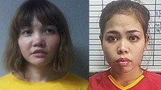 Đoàn Thị Hương (trái) và Siti Aisyah. Ảnh: Reuters.