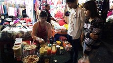 Một góc Chợ đêm Đà Lạt.