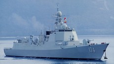 Tàu khu trục Hefei của Trung Quốc. Ảnh: China Daily.