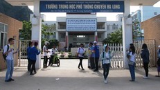  Trường THPT Chuyên Hạ Long dẫn đầu với 59 học sinh đạt thành tích tốt, được khen thưởng. Ảnh: Minh Cương