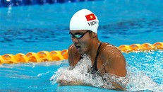  Ánh Viên đạt kết quả thấp hơn so với thành tích tốt nhất của cá nhân cô. Ảnh: Đức Đồng. 