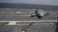 Hệ thống AAG trên tàu USS Gerald R. Ford. Ảnh: Hải quân Mỹ.