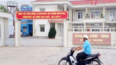 Trụ sở xã Hòa Thành - nơi cán bộ dời hộ khẩu vợ phó bí thư để cấp sổ cận nghèo.