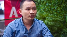 Nhà báo Lại Bắc Hải Đăng. Ảnh: Bá Ngọc. 