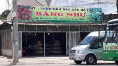 Cơ sở kinh doanh đặc sản Băng Như vừa bị cơ quan chức năng xử phạt hành chính. Ảnh: Minh Quý.
