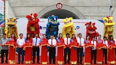 Sau gần 5 năm, hầm Đèo Cả được đưa vào sử dụng. Ảnh: Xuân Ngọc.