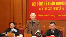 Tổng Bí thư Nguyễn Phú Trọng phát biểu tại Kỳ họp. Ảnh: TTXVN