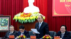 Thủ tướng Nguyễn Xuân Phúc làm việc với Đại học Huế. Ảnh: VGP/Quang Hiếu