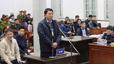 Bị cáo Đinh La Thăng trong phiên tòa