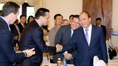 Thủ tướng Nguyễn Xuân Phúc dự Hội nghị xúc tiến đầu tư tỉnh Phú Yên. Ảnh: VGP/Quang Hiếu