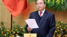 Thủ tướng Nguyễn Xuân Phúc phát biểu tại phiên họp. Ảnh: VGP/Quang Hiếu