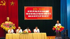  Lãnh đạo TP Sông Công đối thoại với doanh nghiệp cải thiện môi trường đầu tư