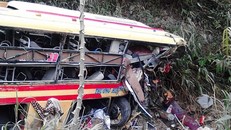 Hiện trường vụ tai nạn.