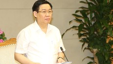 Phó Thủ tướng Vương Đình Huệ phát biểu tại cuộc làm việc. Ảnh: VGP/Thành Chung