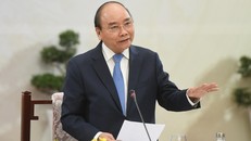 Thủ tướng Nguyễn Xuân Phúc: Đến 2045, sẽ xuất hiện các tập đoàn khổng lồ mang tên Việt Nam. - Ảnh: VGP/Quang Hiếu 