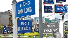 Tới đây, một số tên đường ở TP.HCM sẽ được đổi hoặc thay tên mới.