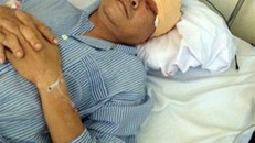 Trung tá Hưng đang được điều trị tại Bệnh viện 198 - Bộ Công an.