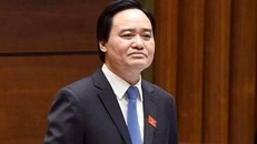Bộ trưởng Phùng Xuân Nhạ trả lời chất vấn Quốc hội sáng 16/11.