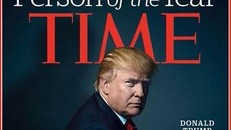 Ông Trump trên trang bìa tạp chí TIME. Ảnh: TIME.