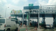 Trạm thu phí tự động của công ty Tasco đầu tư tại Nam Định. 