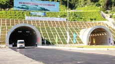 Hầm đường bộ qua đèo Cổ Mã vừa mới thông xe ngày 26/9