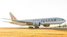 Chuyến bay đầu tiên của hành trình dài nhất thế giới vừa hạ cánh xuống Auckland. Ảnh: Qatar Airways.