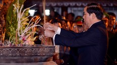 Chủ tịch nước dự lễ khai ấn đền Trần