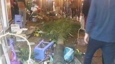 Hiện trường vụ tai nạn.