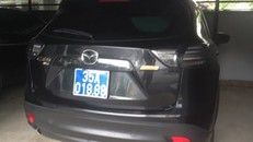 Chiếc Mazda CX5 được doanh nghiệp tặng Huyện uỷ Nho Quan. 