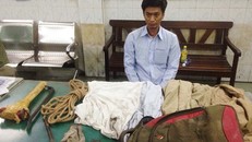 Thành đột nhập vào tòa nhà ở trung tâm TP trộm cắp rồi lăn ra ngủ.