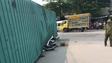 Hiện trường vụ tai nạn.