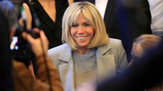 Tân Đệ nhất Phu nhân Pháp Brigitte Macron. Ảnh: Abaca.