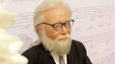 Tượng sáp cố nhạc sĩ Bắc Sơn, tác giả Còn thương rau đắng mọc sau hè.