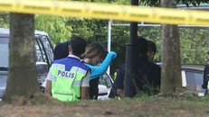 Đoàn Thị Hương được áp giải tới tòa án hôm 30/5. Ảnh: Berita Harian.