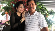 Giao Linh bên ông xã 75 tuổi ở một sự kiện.