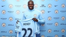 Mendy trở thành hậu vệ đắt giá nhất thế giới sau khi đến Man City. (Nguồn: Manchester City)