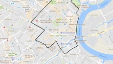 Vành đai các tuyến đường Võ Thị Sáu - Cách Mạng Tháng 8 - Nguyễn Thị Minh Khai - Cống Quỳnh - Nguyễn Cư Trinh - Nguyễn Thái Học - cầu Ông Lãnh - Vĩnh Phước - Hoàng Diệu - Nguyễn Tất Thành - Tôn Đức Thắng - Nguyễn Bỉnh Khiêm - Nguyễn Thị Minh Khai - Hoàng 