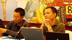 Nhà báo Lại Văn Sâm và con trai - nhà báo Lại Bắc Hải Đăng (Ảnh: Internet)