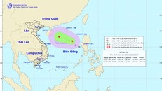 Xuất hiện áp thấp nhiệt đới trên Biển Đông