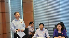 Bộ trưởng Tô Lâm phát biểu tại phiên thảo luận. Ảnh: Thanh Niên