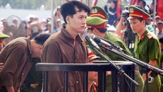 Thủ phạm Nguyễn Hải Dương tại phiên tòa xét xử vụ thảm sát tại Bình Phước. Ảnh: Vietnamnet