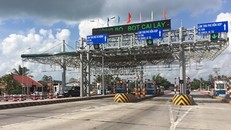 Trạm BOT Cai Lậy. Ảnh:Vietnamnews