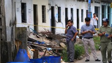 Hiện trường vụ án. Ảnh: NLĐ