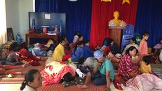 Người dân Cà Mau tập trung đông tại các nơi trú ẩn. Ảnh: Báo Cà Mau