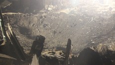 Hiện trường vụ nổ. Ảnh: PLO