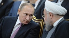 Tổng thống Nga Vladimir Putin và Tổng thống Iran Hassan Rouhani. Ảnh: Sputnik