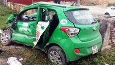 Hiện trường vụ tai nạn. Ảnh: NLĐ